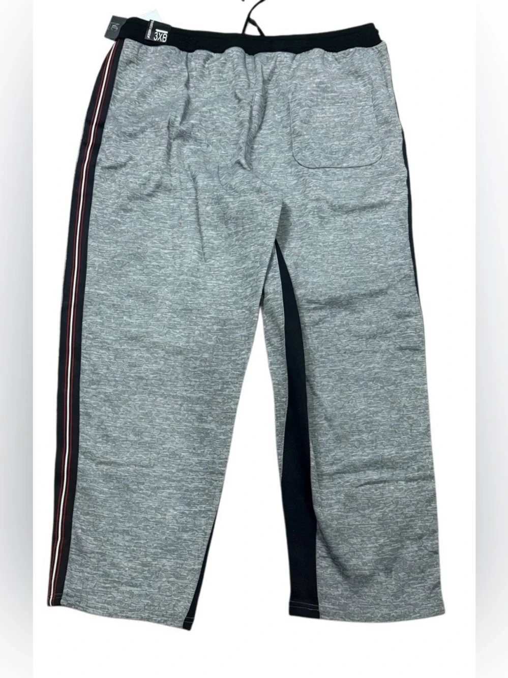 Modern Culture Men’s Light Grey Sweatpants 3XB NWT Black Side Stripe Jog